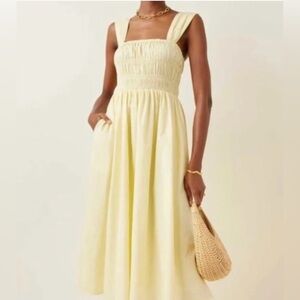 STAUD Isa Dress - Ginger Yellow - Medium